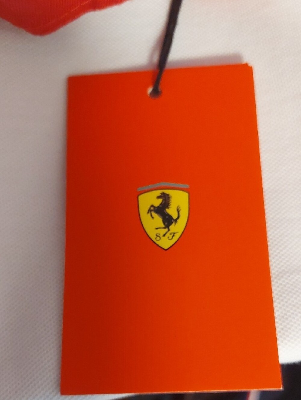 Red Racing Logo Baseball Cap - Ferrari Style - Picture 3 of 3